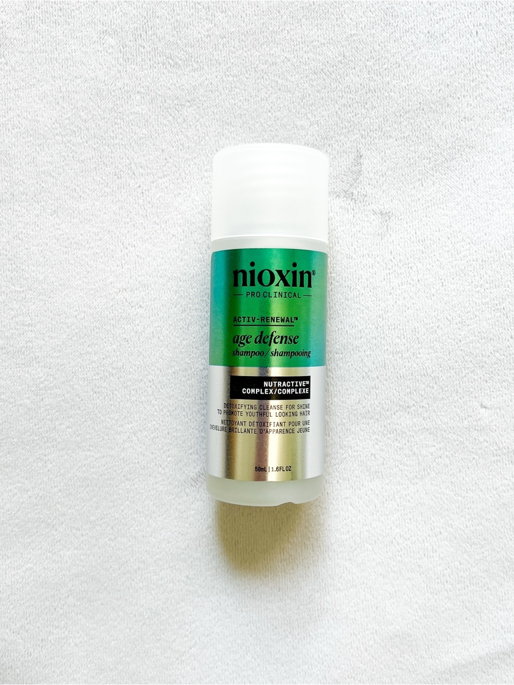 Nioxin Age Defense Activ-Renewal Shampoo - Green